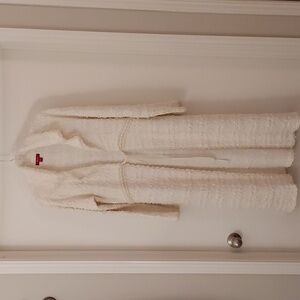 Off white long sweater/duster UK 12/40